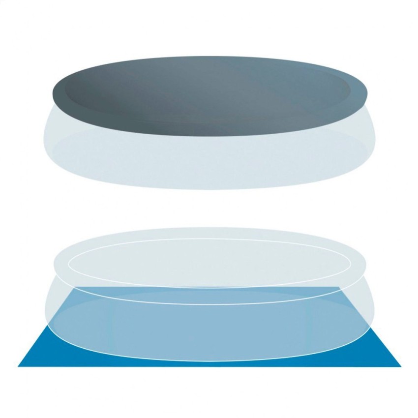 Piscina hinchable Intex Easy Set con aro superior infable. Sistema Hydro Technology y depuradora de cartucho de 3.785 L/hora, fi