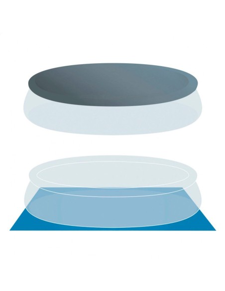 Piscina hinchable Intex Easy Set con aro superior infable. Sistema Hydro Technology y depuradora de cartucho de 3.785 L/hora, fi
