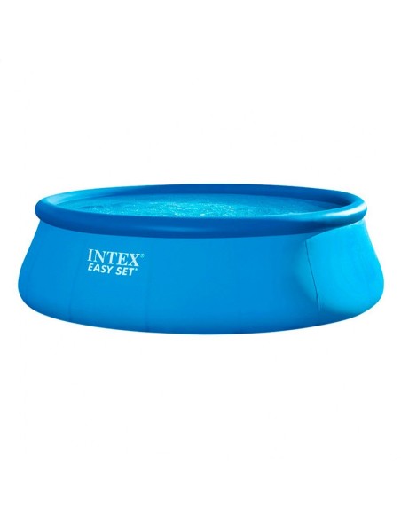 Piscina hinchable Intex Easy Set con aro superior infable. Sistema Hydro Technology y depuradora de cartucho de 3.785 L/hora, fi
