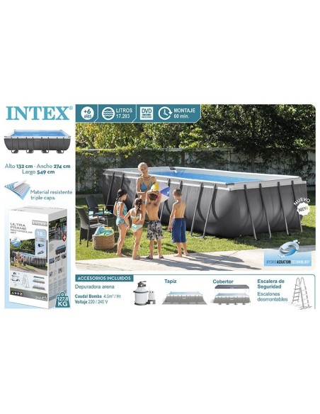 26352NP-PISCINA ULTRA FRAME 549X274X132 CM (CJ COMPLETO)