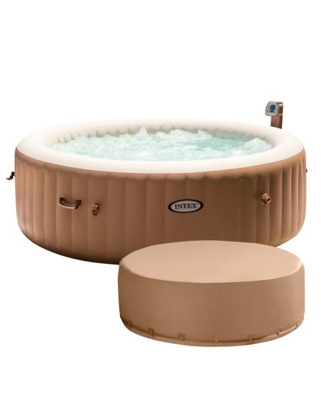 Novo Spa insuflável Bubble Massage com sistema anti-calcário e tecnologia Fiber-tech.Lona de três camadas e 120 saídas de ar.Inc