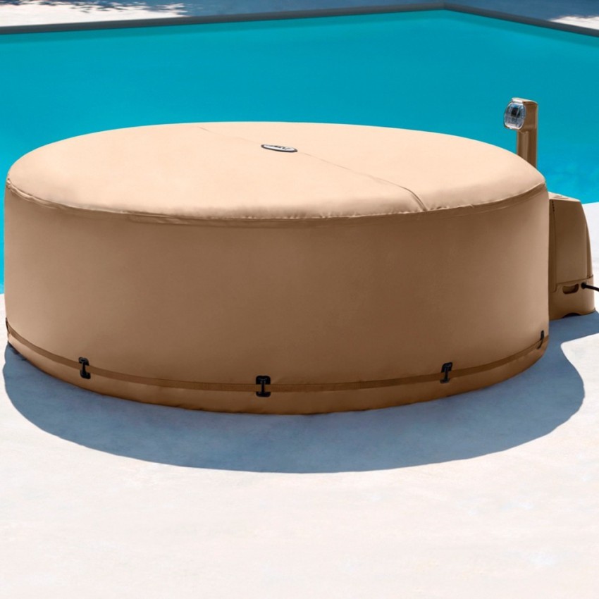 Novo Spa insuflável Bubble Massage com sistema anti-calcário e tecnologia Fiber-tech.Lona de três camadas e 120 saídas de ar.Inc
