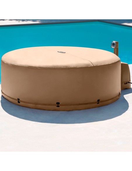 Novo Spa insuflável Bubble Massage com sistema anti-calcário e tecnologia Fiber-tech.Lona de três camadas e 120 saídas de ar.Inc