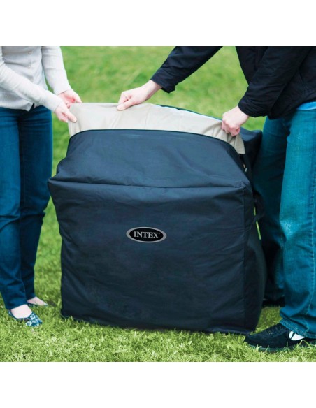Novo Spa insuflável Bubble Massage com sistema anti-calcário e tecnologia Fiber-tech.Lona de três camadas e 120 saídas de ar.Inc