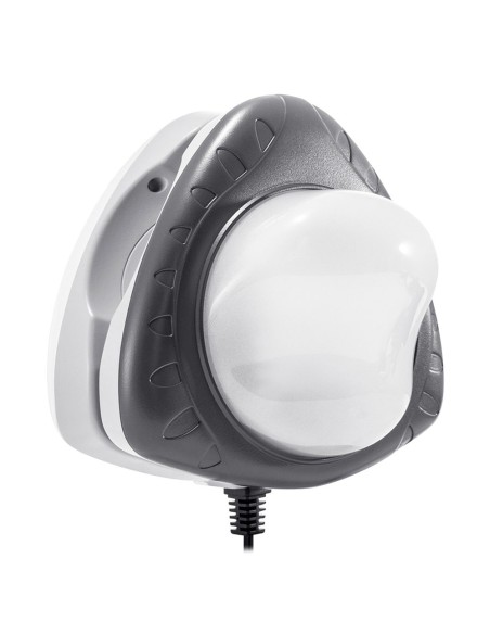 Luz LED de alto brilho e duração para piscinas desmontáveis.Sistema de sujeição magnético,oferece luzes coloridas dentro e fora
