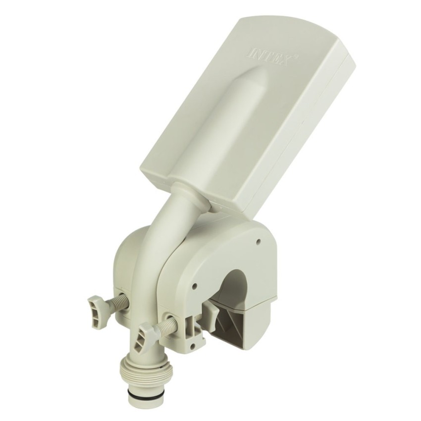 Led multicor para piscinas Intex. Com forma de cascata, tem 4 cores: branco, vermelho, azul e verde. Funciona por gerador hidroe