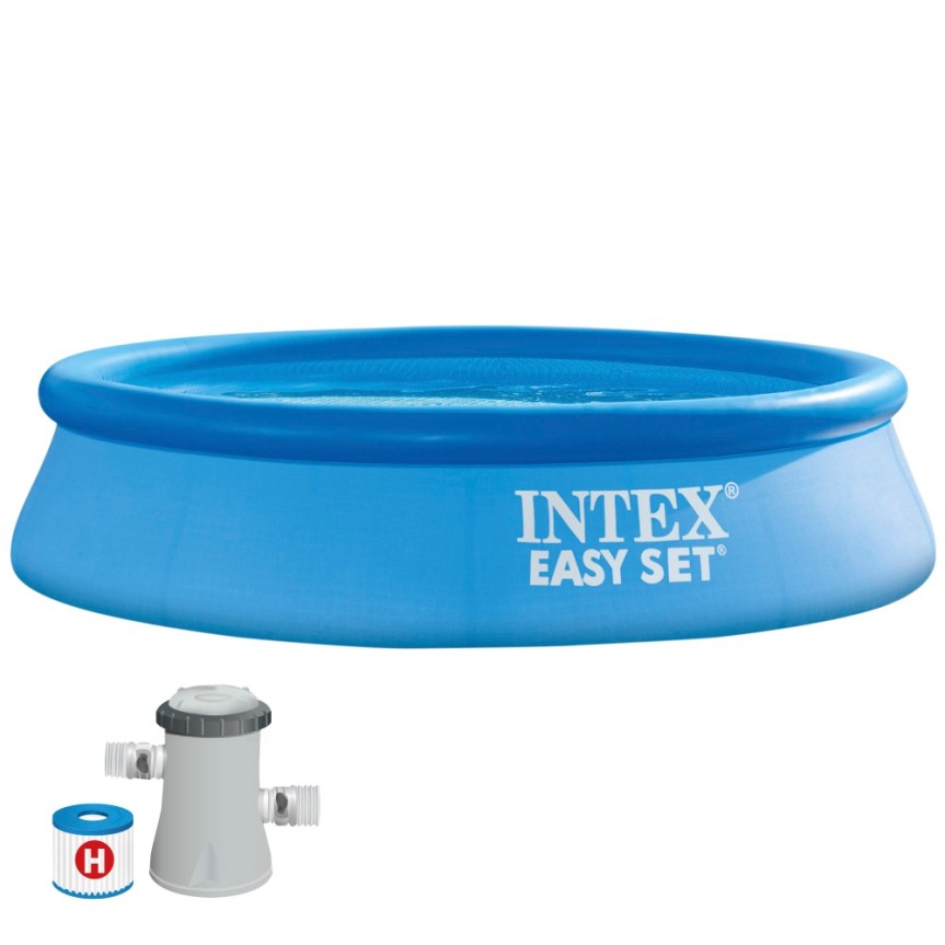 Piscina insuflável circular INTEX Easy Set + bomba