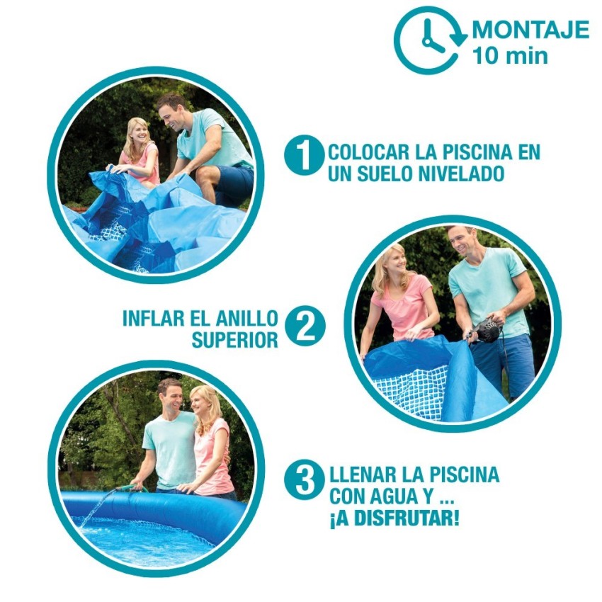 Piscina insuflável com bomba | Loja Oficial INTEX