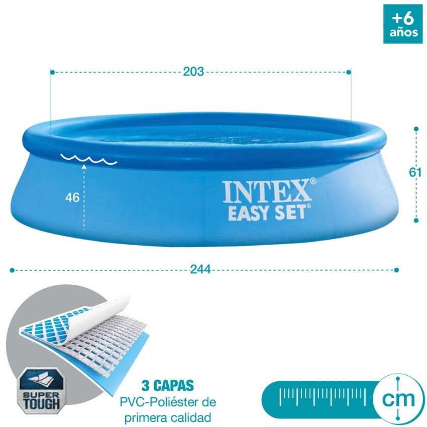 Piscina insuflável com bomba | Loja Oficial INTEX