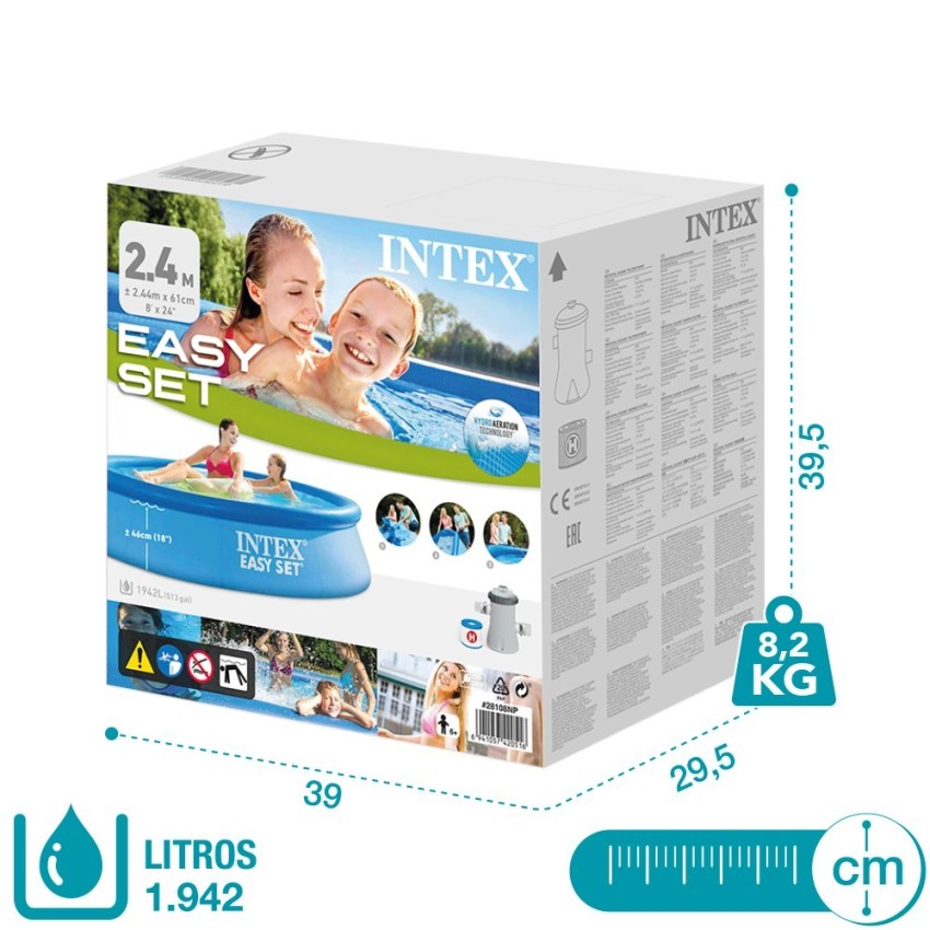 Piscina insuflável com bomba | Loja Oficial INTEX