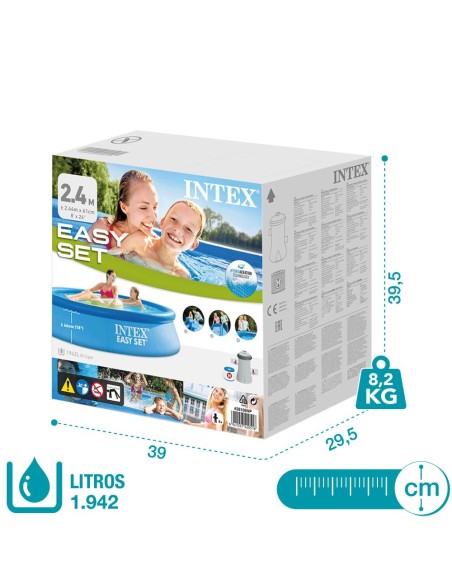 Piscina insuflável com bomba | Loja Oficial INTEX