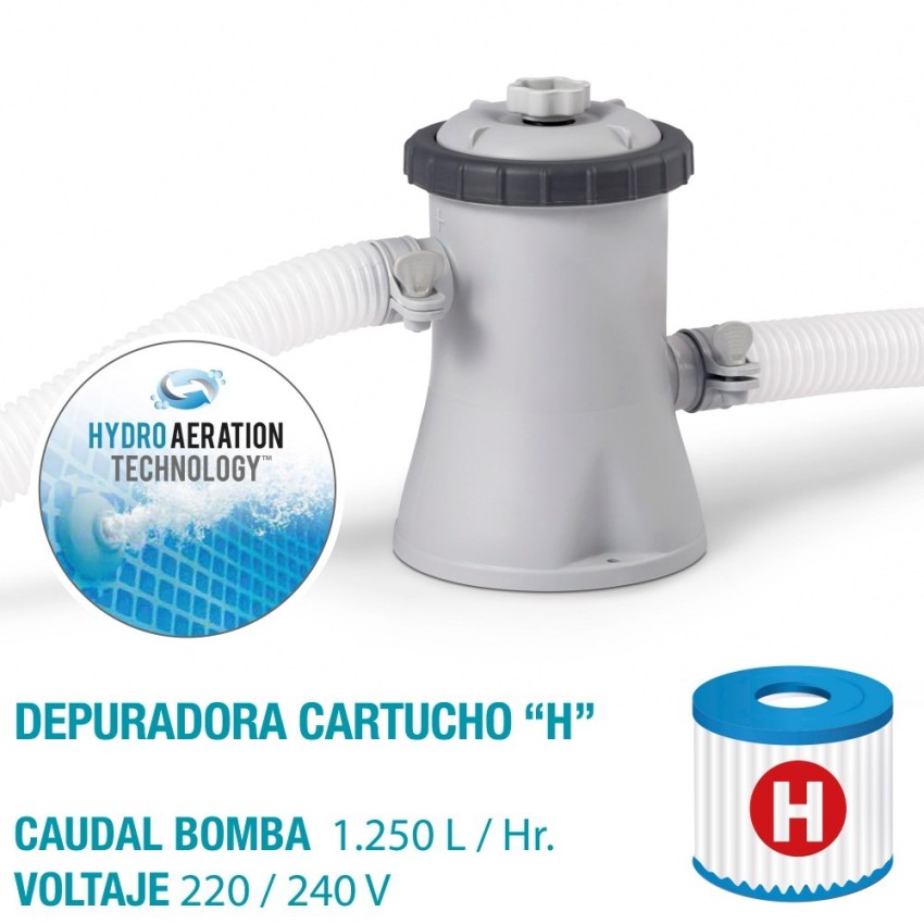 Piscina inflável de fácil configuração 305x76cm | Intex.pt