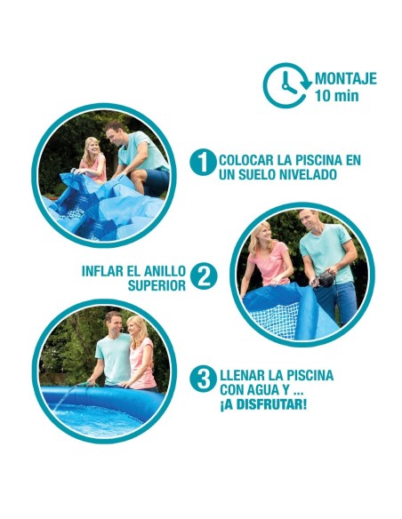 Piscina inflável de fácil configuração 305x76cm | Intex.pt
