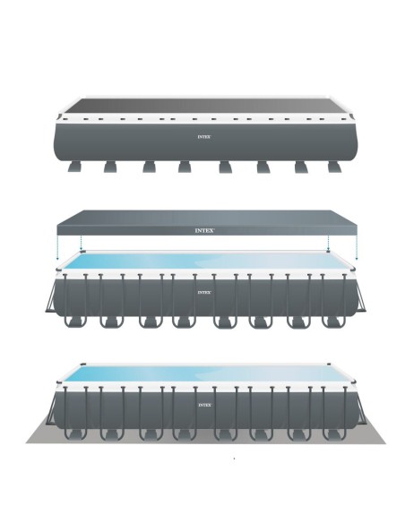 Piscina retangular Intex - Piscina grande 5 metros | INTEX