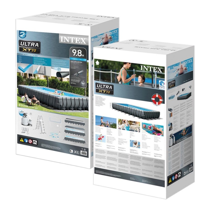 Piscina retangular Intex - Piscina grande 5 metros | INTEX