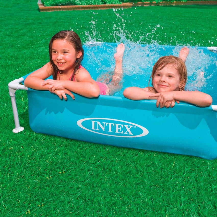 Piscina infantil desmontable con forma cuadrada | Intex, calidad y buen precio