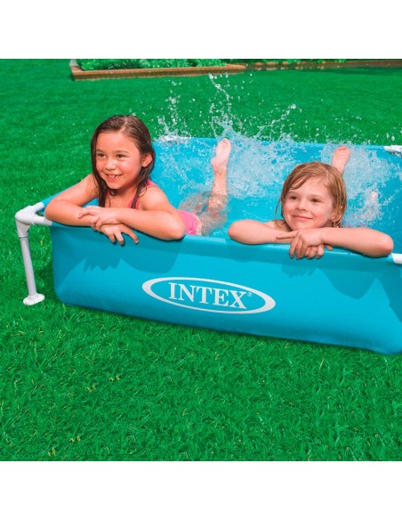 Piscina infantil desmontable con forma cuadrada | Intex, calidad y buen precio