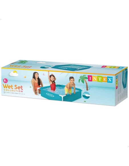Piscina infantil desmontable con forma cuadrada | Intex, calidad y buen precio