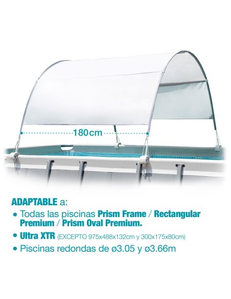 28054-TOLDO PISCINA UV50+ PARA PISCINAS FRAME