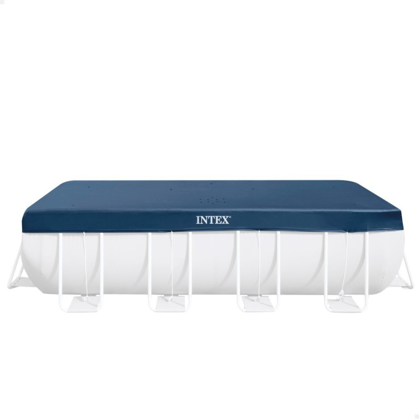 Cobertura INTEX de 389x184 cm exclusiva para piscinas Small y Prism Frame de 400x200 cm. Feita com vinil resistente de 18 mm de
