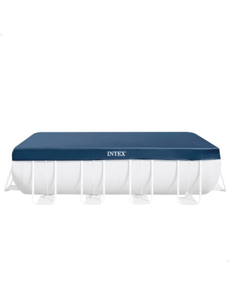 Cobertura INTEX de 389x184 cm exclusiva para piscinas Small y Prism Frame de 400x200 cm. Feita com vinil resistente de 18 mm de