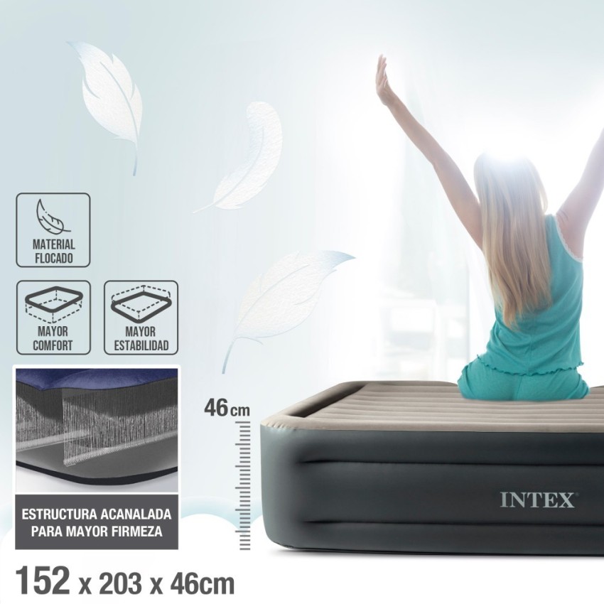 Colchão de ar para 2 descanso essencial | INTEX