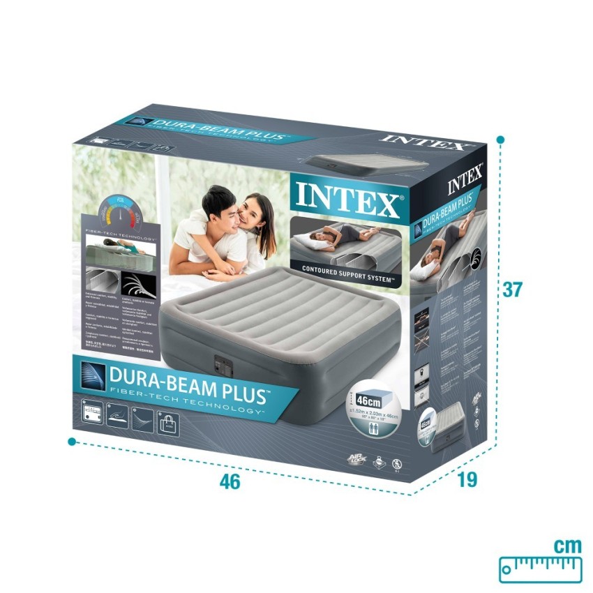 Colchão de ar para 2 descanso essencial | INTEX