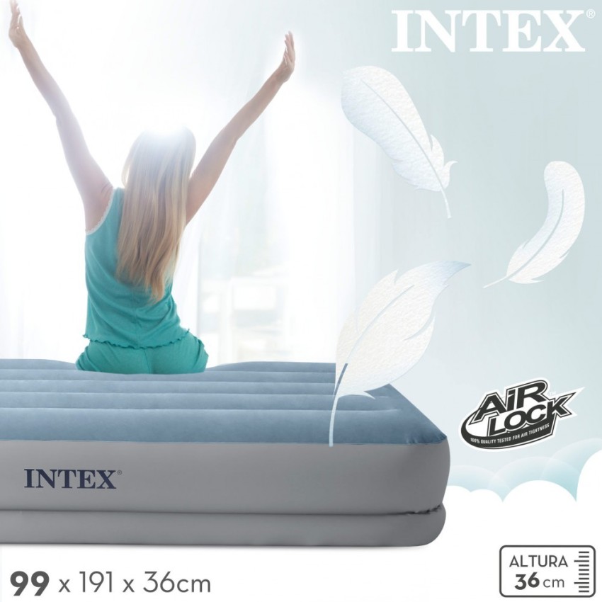 Colchão inflável mais individual | INTEX