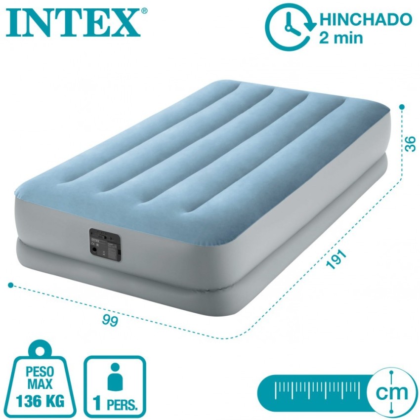 Colchão inflável mais individual | INTEX