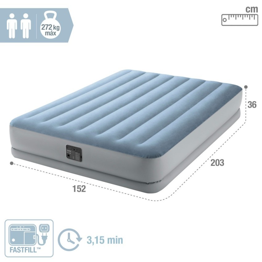 Colchão inflável duplo elevado Comfort | INTEX