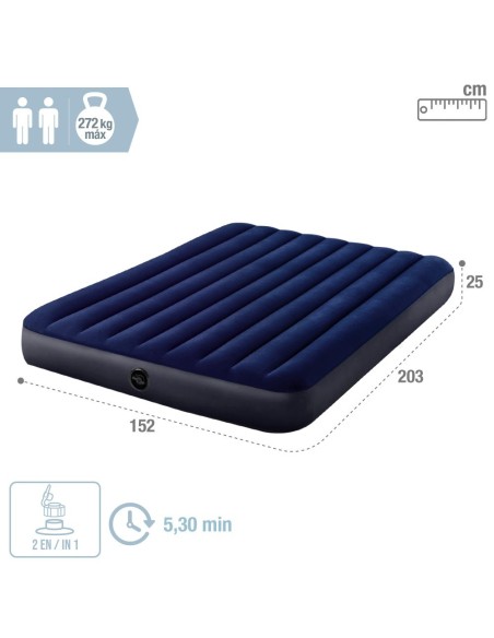 Colchón hinchable con hinchador | INTEX