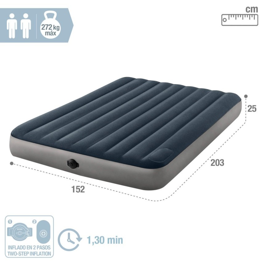 Colchones camping con inflador | INTEX