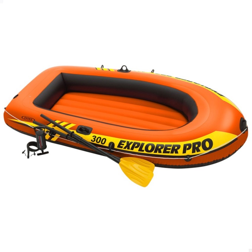 BARCO INSUFLÁVEL EXPLORER PRO 300 REMOS+BOMBA 244X117X36 CM