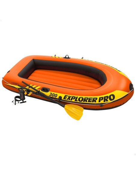 BARCO INSUFLÁVEL EXPLORER PRO 300 REMOS+BOMBA 244X117X36 CM