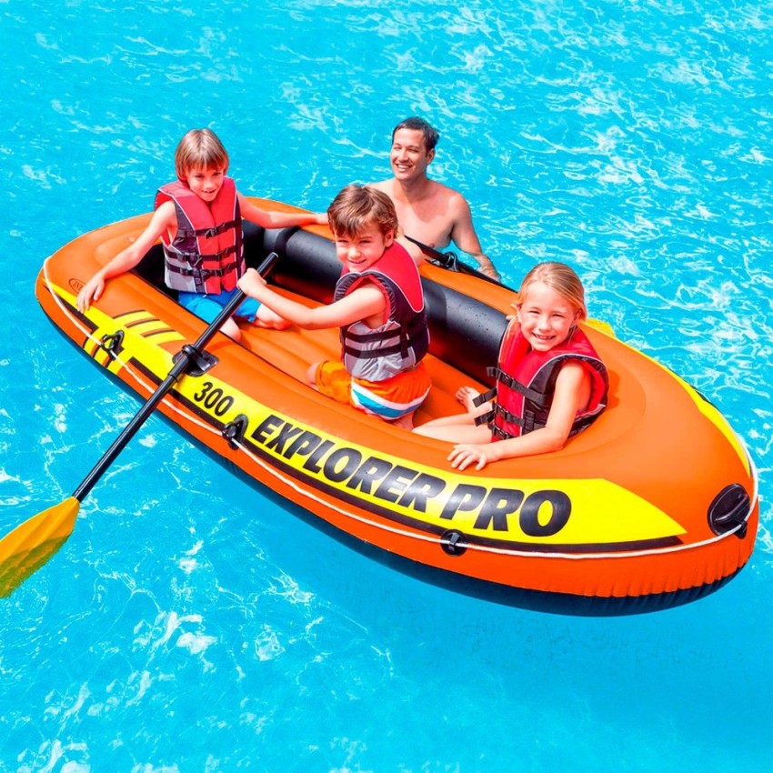 BARCO INSUFLÁVEL EXPLORER PRO 300 REMOS+BOMBA 244X117X36 CM