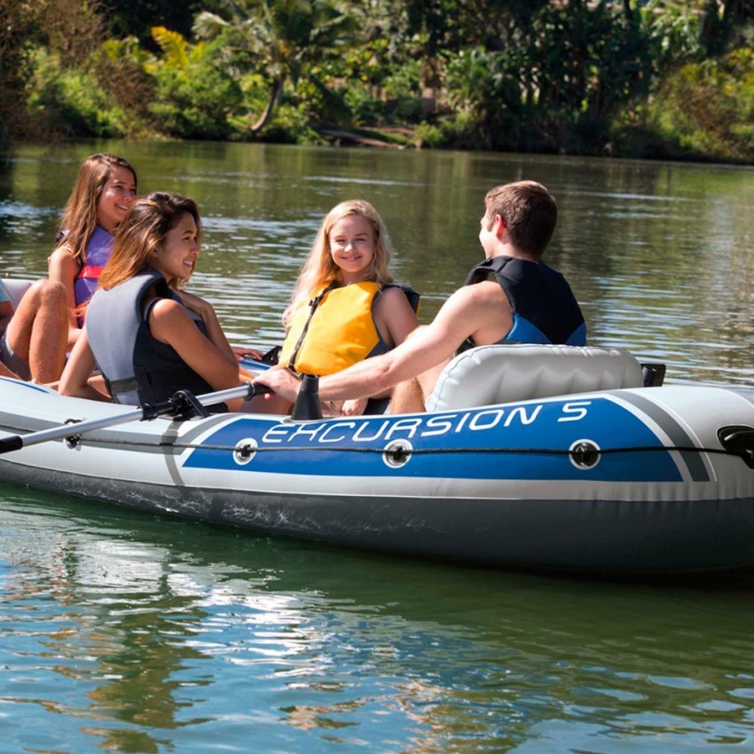 Barco insuflável Intex Excursion 5 | Barcos e kayaks insufláveis