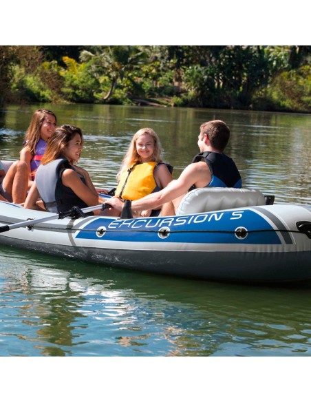 Barco insuflável Intex Excursion 5 | Barcos e kayaks insufláveis