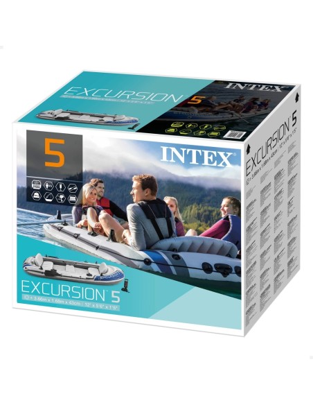 Barco insuflável Intex Excursion 5 | Barcos e kayaks insufláveis