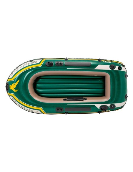 Barco insuflável Seahawk 2 | Medidas: 236x114x41 cm | Com remos e bomba de enchimento