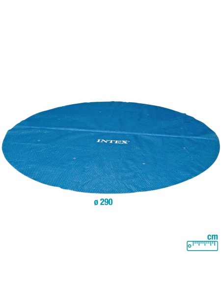 Cobertura solar INTEX de 290 cm de diâmetro para piscinas desmontáveis de 305 cmde diâmetro. Bolhas de ar selado com espessura d