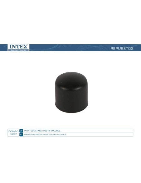 Peça de borracha para ser colocada na ponta da haste da rede de voleibol.                                                       