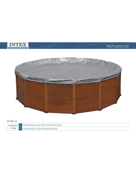 Cobertor para piscinas Sequoia Spirit de 569x124cm fabricado con Polietileno resistente a los rayos UVa, dispone de pequeños ori