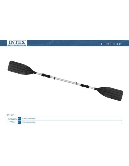 Remos de aluminio de 122cm fabricados con los mejores materiales para ofrecer resistencia y durabilidad.                        