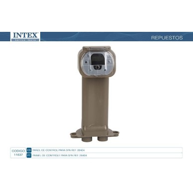 Poste que tem o quadro de comandos na parte superior para ser acoplado à estação de controlo do Spa Redondo com 120 saídas de ar