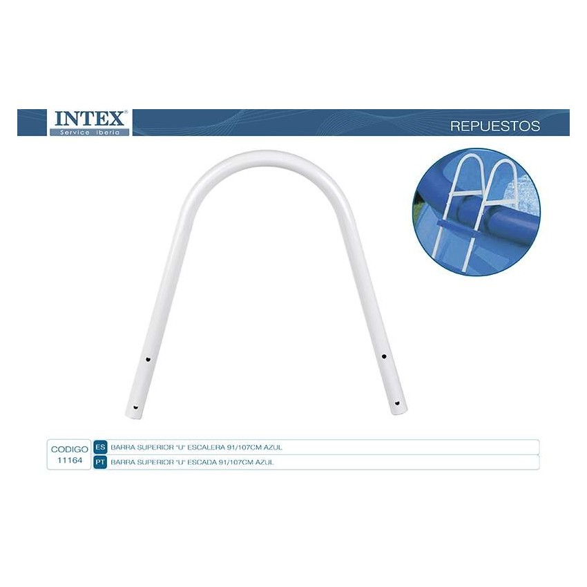 Arco superior em forma de "U" para apoio que deve ser utilizado nas escadas de 91cm e 107cm.                                    