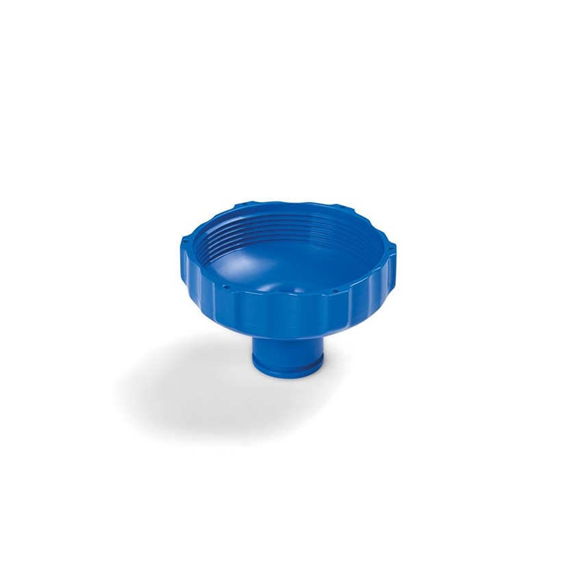 Adaptador para conectar manguera del kit de mantenimiento deluxe con la salida del agua de la piscina. Para mangueras con diámet
