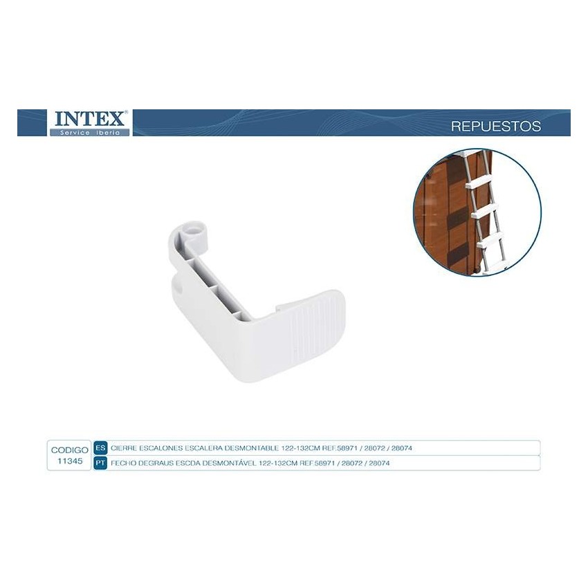 Pestillo de plástico para sujetar las piernas de las escaleras de peldaños desmontables de 107cm y 132 de altura                