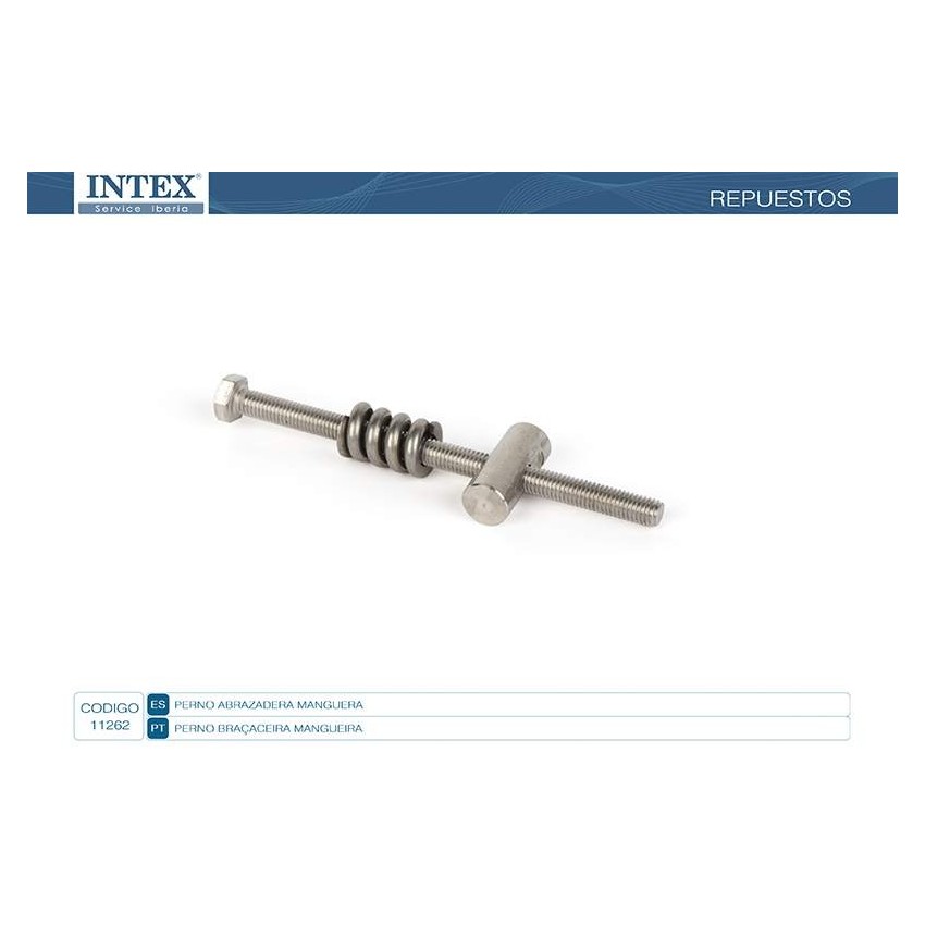 Clavilhas de metal para fixar as braçadeiras às mangueiras das bombas de cartucho.                                              