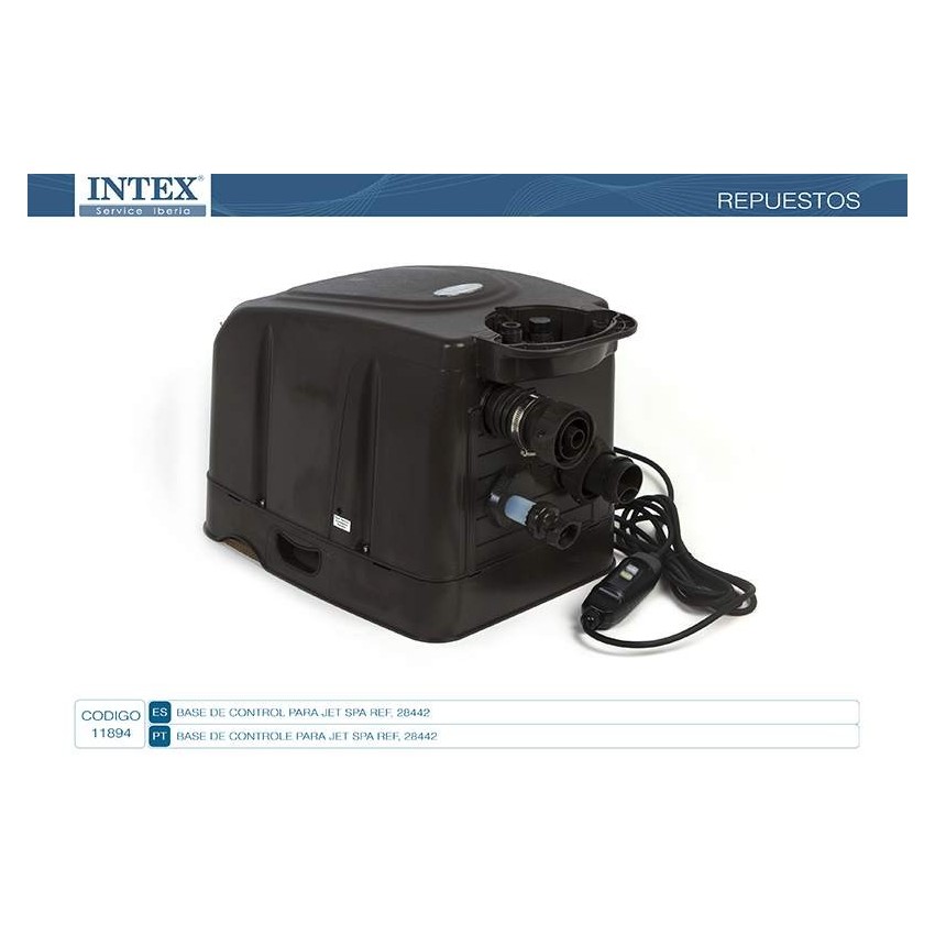 Estação de controlo que contém o motor, bomba de filtragem, sistema anti-calcário para Spa de Jatos Intex.