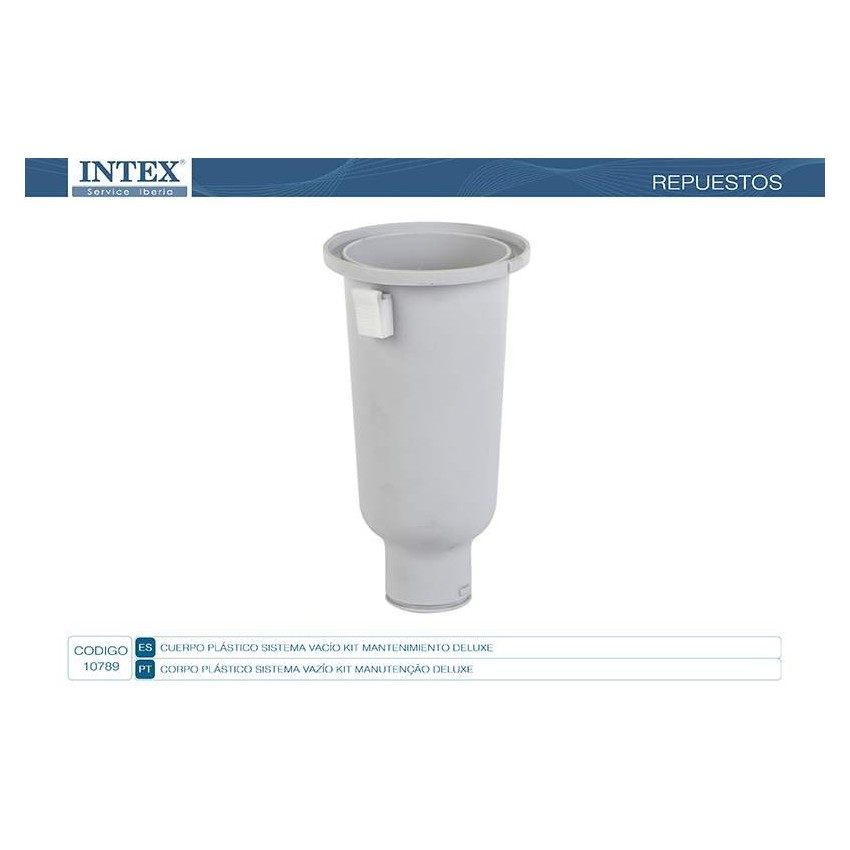 Estrutura plástica que se utiliza na parte interior do skimmer de superfície para que se produza a aspiração dos detritos.      